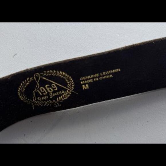 Gap Jeans Leather Belt M - Picture 4 of 4